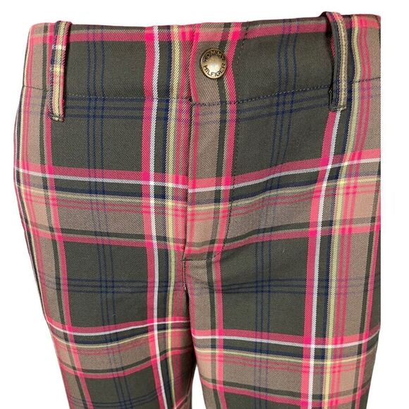 Vintage Tommy Hilfiger F/F Plaid Pants w/Tabbed Legs for Straight or Wide Look 8 - Picture 5 of 14